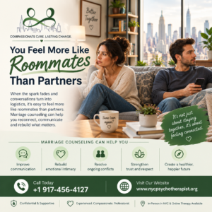 You Feel More Like Roommates Than Partners